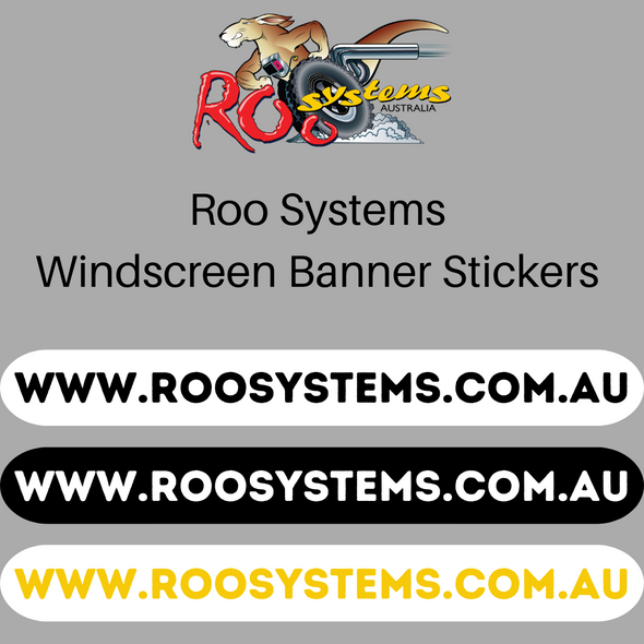 Roo Systems Windscreen Banners